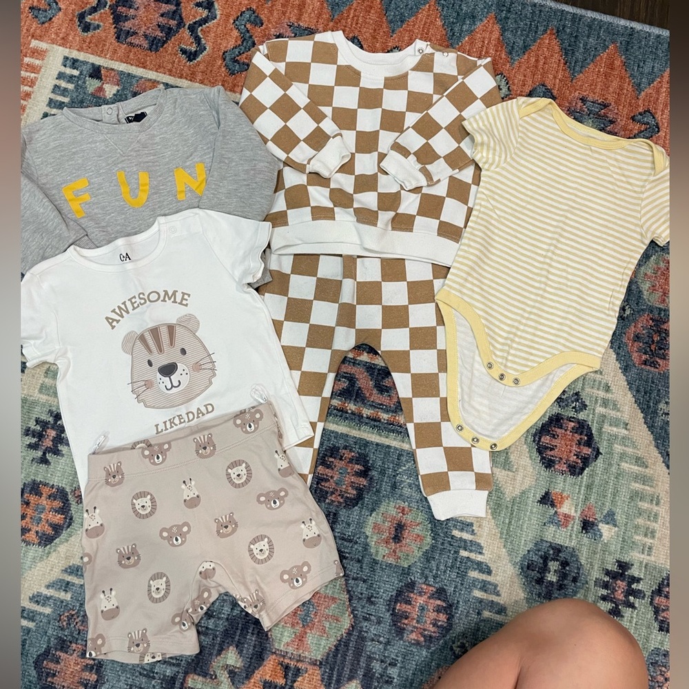 🌟 6 piece gender neutral bundle 12 month baby